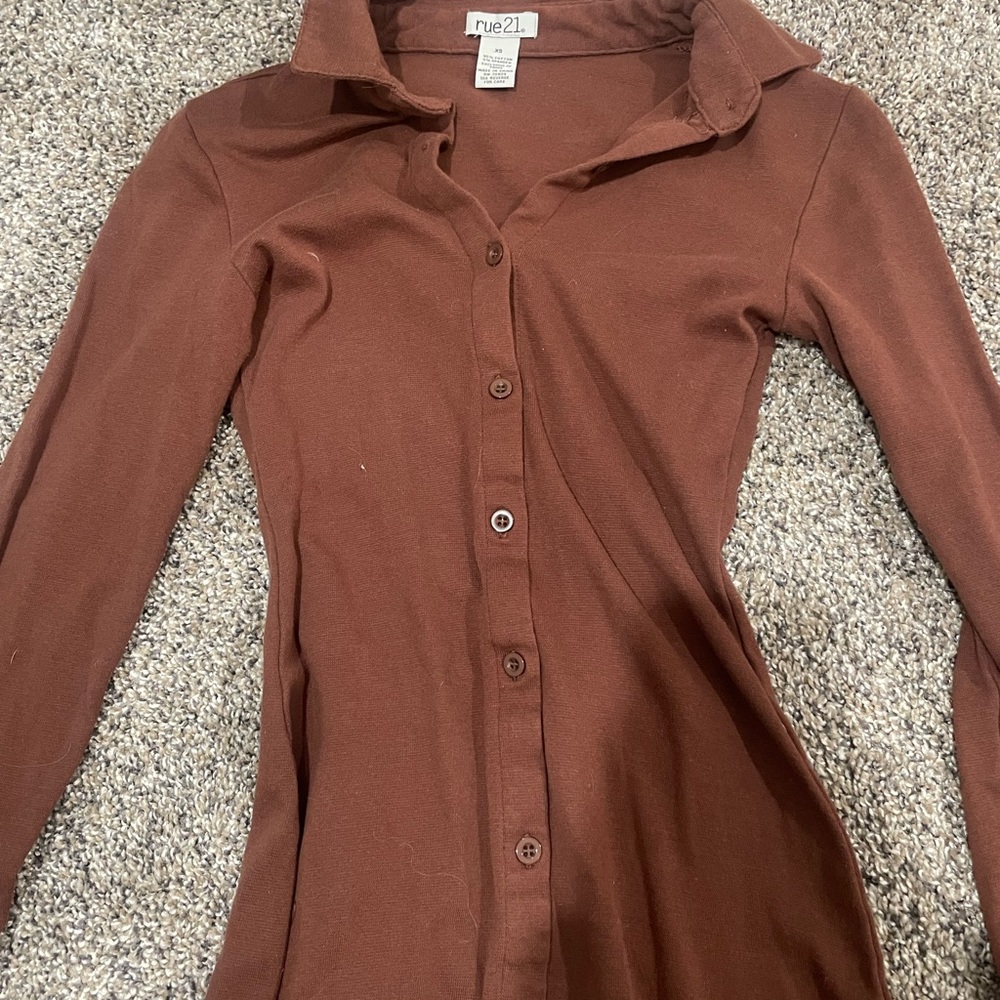 Brown rue 21 dress